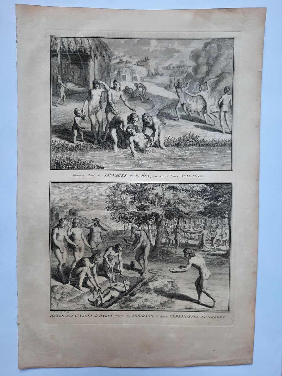 Wild Dances Paria Ceremonies Bernard Picart Engraving Customs
