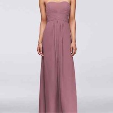 David  s Bridal Chianti Dress Strapless Size 6