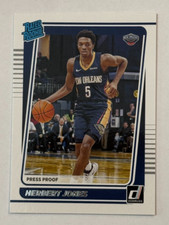 2021-22 Panini Donruss Rated Rookie Press Proof #207 Herbert Jones