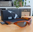 Oakley - Sunglasses - Rare Scar Persimmon - Black Iridium - Very Good Condition - Box