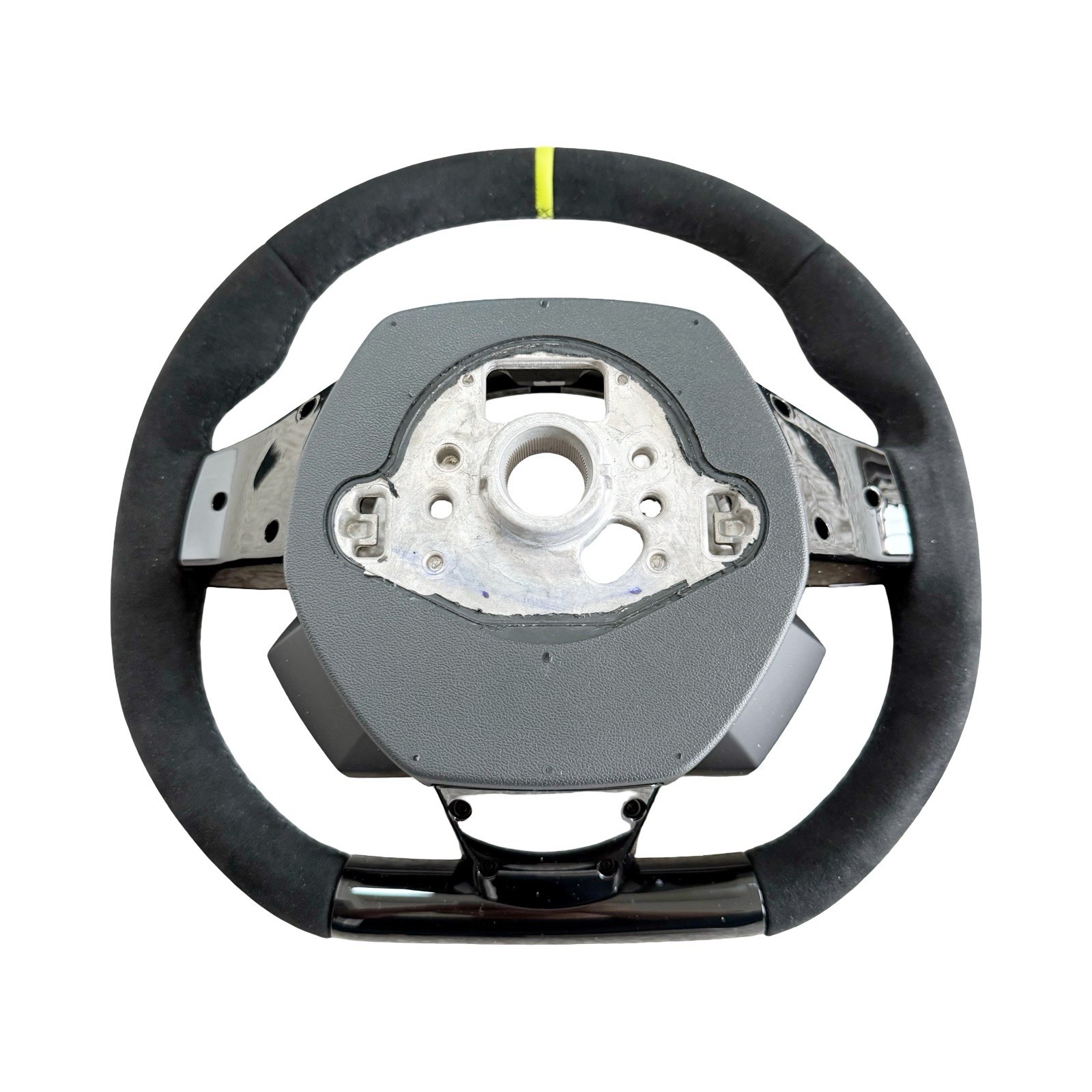 GENUINE LAMBORGHINI HURACAN PERFORMANTE EVO STO ALCANTARA GREEN STEERING WHEEL