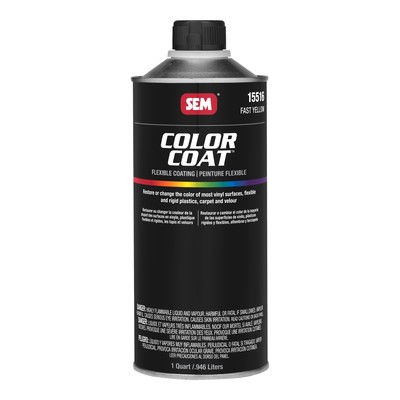 SEM 15516 Color Coat Fast Yellow Flexible Interior Paint Quart