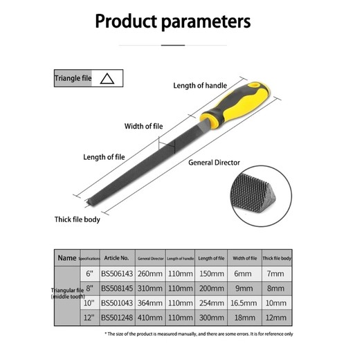 Versatile Hand File, Rasp Set Rasp Suitable for Woodwork, Metal - Picture 7 of 8