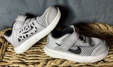Nike Flex 2016 Sneakers Shoes Gray Knit Baby Toddler - Size 5C