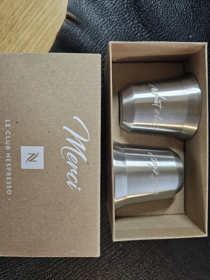 Nespresso Pixie Espresso Tassen 2 Stück. Neu OVP - Bild 2 von 4