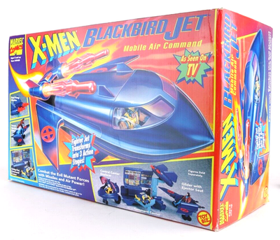 NEW 1994 Marvel Comics X-Men Blackbird Jet Vehicle by Toy Biz