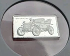 Vintage 1903 Cadillac Car - 1.6 Gram .925 Sterling Silver Mini Proof Bar Ingot