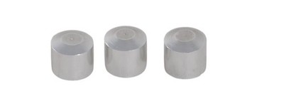 Transcriptor Saturn Plattenspieler Motor Abdeckung Muttern 3er Set Silber
