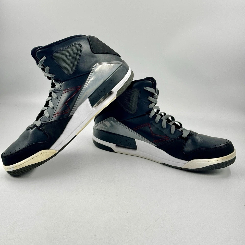 Nike Air Jordan SC-3 Para hombres TALLA 17 Negro Antracita Gris Fresco 629877-015 Excelente Estado Foto 4 de 4