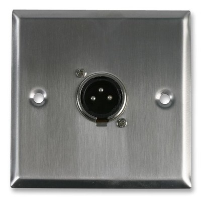 PRO SIGNAL - AV Wandplatte mit 1 x 3-Pin XLR