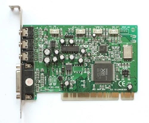 PCI sound card - YAMAHA XG YMF724F-V - TESTED