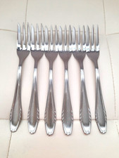 DDR Smalcalda Besteck 264*  Kuchengabel - 6 Kuchengabeln 14,5 cm  ÄHRE  Kornähre