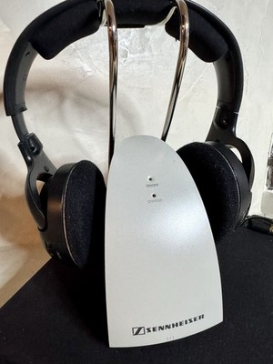 Sennheiser HDR 120 Wireless RF Headphones w/ TR 120 Charging Base Tested