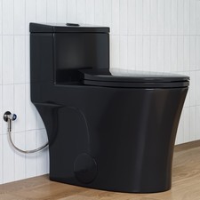 HOROW One Piece Toilet with ADA Chair Height Dual Flush Powerful MAP 1000g Flush