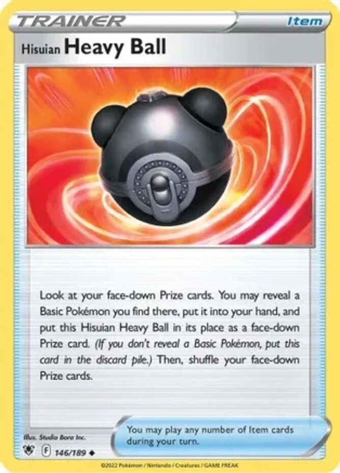 Hisuian Heavy Ball - 146/189 - Uncommon NM, English Pokemon Astral Radiance