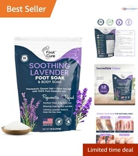 Lavender Foot Spa Salt Epsom Relaxing Soak Pedicure Dead Skin Remover