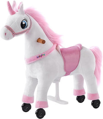 Ride on Horse Unicorn Toy for Kids Riding Horse Pony Rider Mechanical Cycle Walk