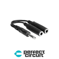 Hosa YPP-118 1/4" TRS to Dual TRSF Adapter ADAPTER - NEW - PERFECT CIRCUIT