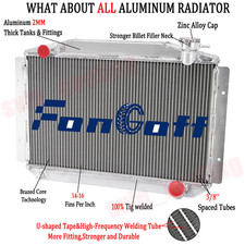 3 Row Aluminum Radiator Fit Chevy Corvette 3.8l 4.3l 4.6l V8 Mt 1955-60.