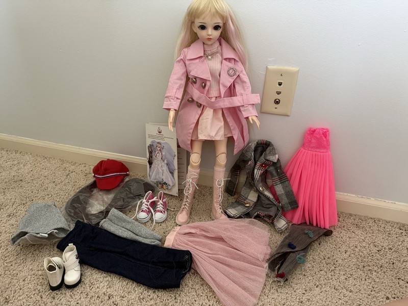 22inch UCanaan BJD Doll And Accessories Sold Together