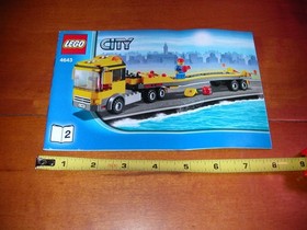 LEGO 4643 3181 CITY OWNERS INSTRUCTION BUILDING MANUAL BOOKS TRUCK TRACTOR