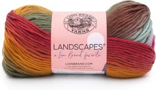 Lion Brand Yarn Company 100 g 100 Percent Acrylic "Landscapes" Yarn Ball, Deser