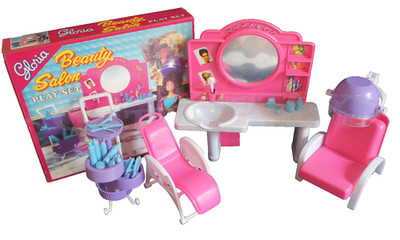 NEW Fancy Life DOLLHOUSE FURNITURE Beauty Salon PLAYSET (96009)