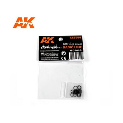 Rubber Rings for AK Airbrush (20) New