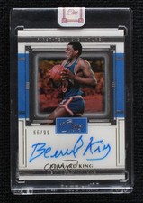 2020 Panini One and One First-Team Signatures 66/99 Bernard King Auto HOF 0j5i
