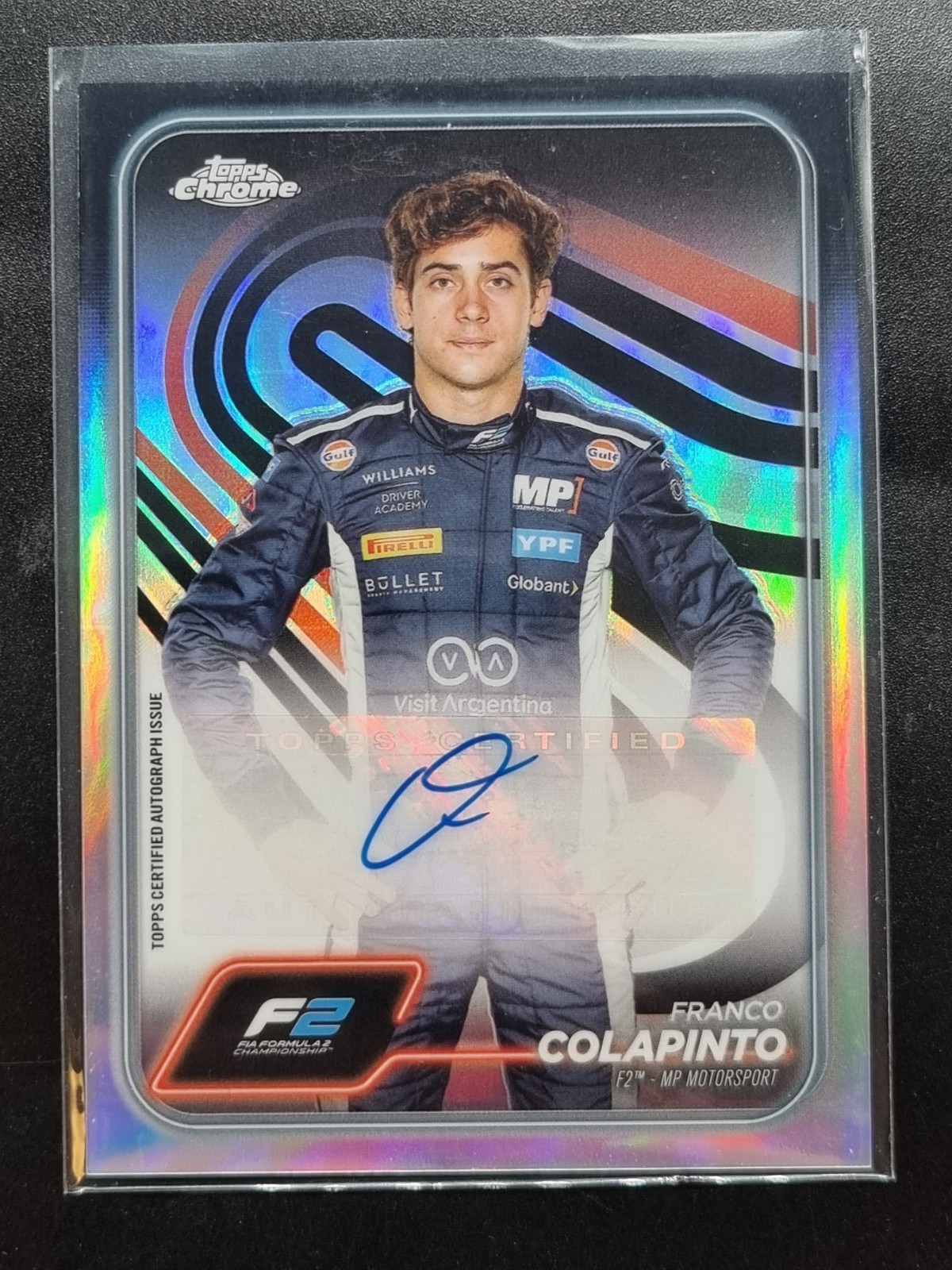 Franco Colapinto 2024 Topps Chrome Formula 1 #CAC-COL  AUTO AUTOGRAPH  #95778