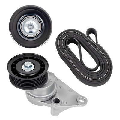 90K-38158C Serpentine Belt Drive Tensioner Pulley Component Kit Multiple Vehicle