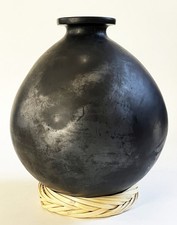 MEXICANO OAXACA COYOTEPEC ARTE POPULAR BARRO NEGRO CANTARO BOTELLA MEZCAL JARRA DEMIJOHN