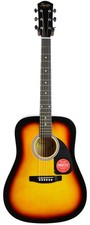 Fender Squier Dreadnought Acoustic Guitar - Sunburst (back body scratched; fully