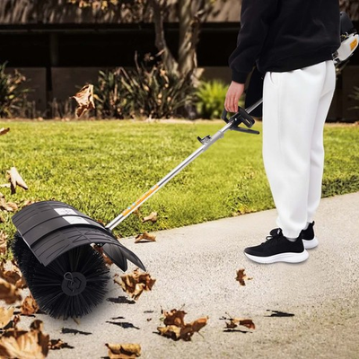 #ad Artificial Grass Driveway Turf Snow Clean Gas Power Nylon Brush Broom Sweeper US $221.59