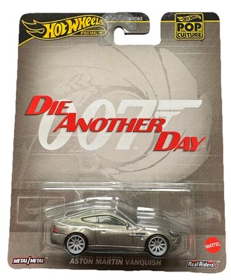 Hot Wheels Aston Martin Vanquish 007 James Bond Die Another Day Premium Metal
