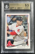 MOOKIE BETTS BGS 9.5 2014 TOPPS UPDATE #US-26A ROOKIE RC RED SOX 2537