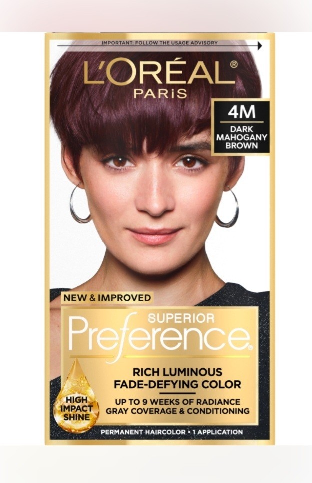 L'Or&eacute;al Superior Preference Permanent Hair Dye Dark Mahogan