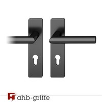 Fsb TüRgriff 1076 Kurzschild Asl® Schwarz Matt, äHnlich Ral 9005 Pz TüRdrüCker