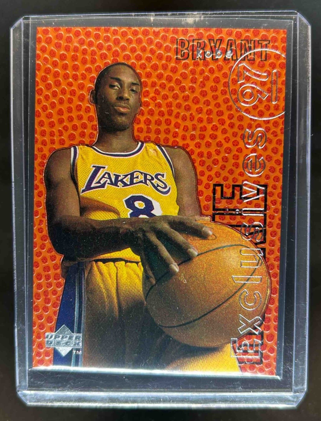 1996-97 Upper Deck Kobe Bryant Rookie Exclusives RC #R10 Lakers