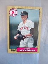 1987 Topps Rob Woodward #632 Boston Red Sox