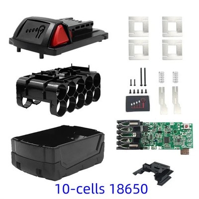 Replacement Battery Case DIY Repair Kit for Milwaukee M18 18V XC6.0Ah