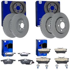 Produktbild - ATE PowerDisc BREMSSCHEIBEN + BELÄGE passend für VW GOLF 4 AUDI A3 LEON OCTAVIA