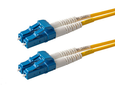   1-Pack 500 Feet LC to LC Fiber Patch Cable, Corning SMF-28 Singlemode 9/125Um 