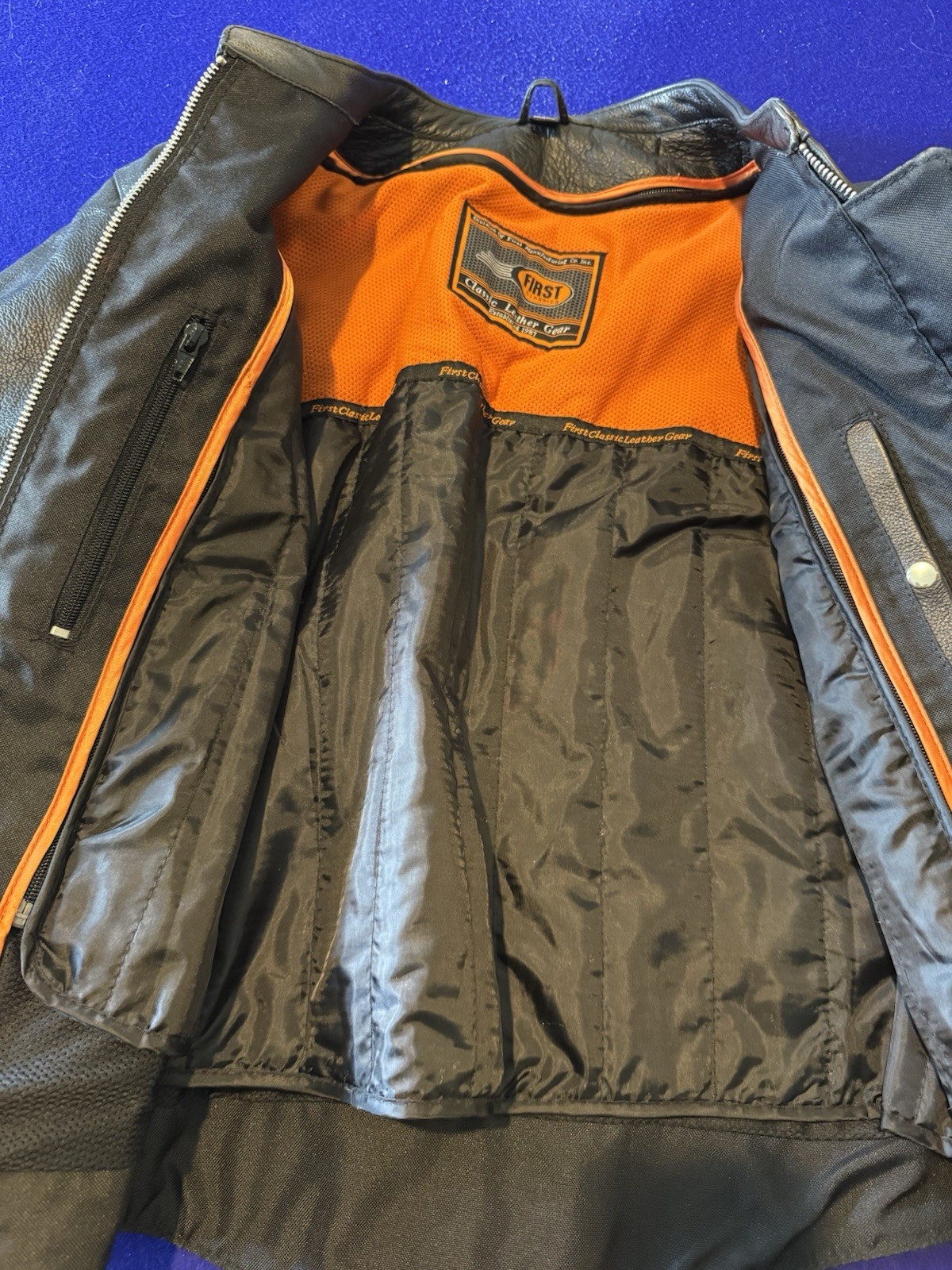 First classics Reflective Leather jacket - image 2