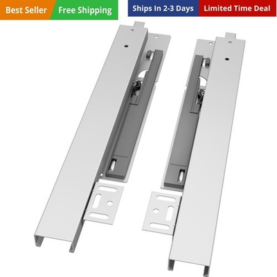 22'' Undermount Drawer Slide, Soft Close, Bottom Mounted & Bottom Support, 88 ...