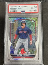 2023 BOWMAN MEGA BOX CHROME | #71 ROMAN ANTHONY | Boston Red Sox PSA 10