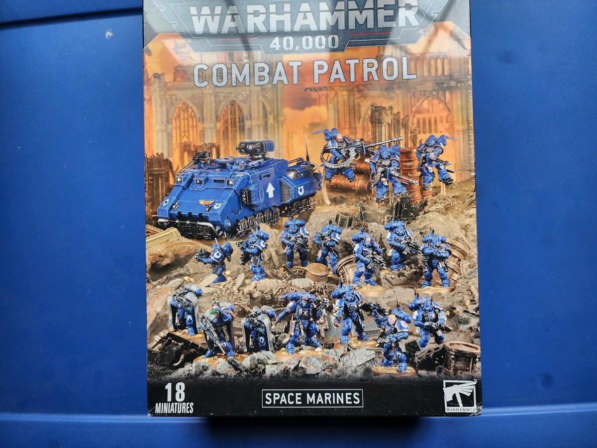 OOP Warhammer 40k Space Marines Ultramarines Combat Patrol SEALED
