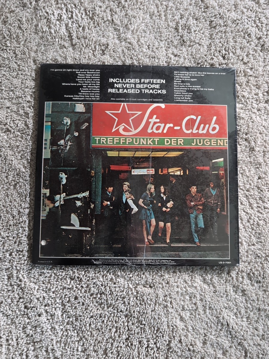 THE BEATLES LIVE AT THE STAR CLUB HAMBURG GERMANY 1962 Vinyl 2X LP