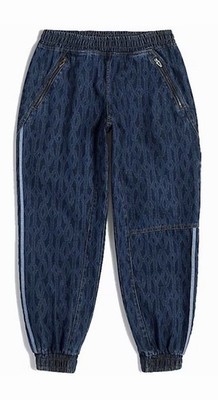 NWT adidas Ivy Park Monogram Denim TrackPants (All Gender) XXL