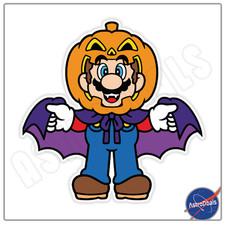 Super Mario Halloween sticker Classic NES window laptop bumper vinyl decal